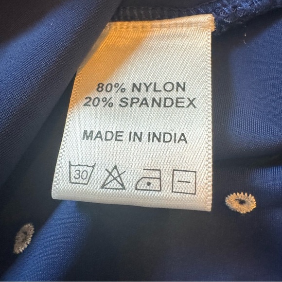 Jude Connally Beth Eyelet Shift Dress Navy White Size Small NEW WITH TAGS - Picture 9 of 10